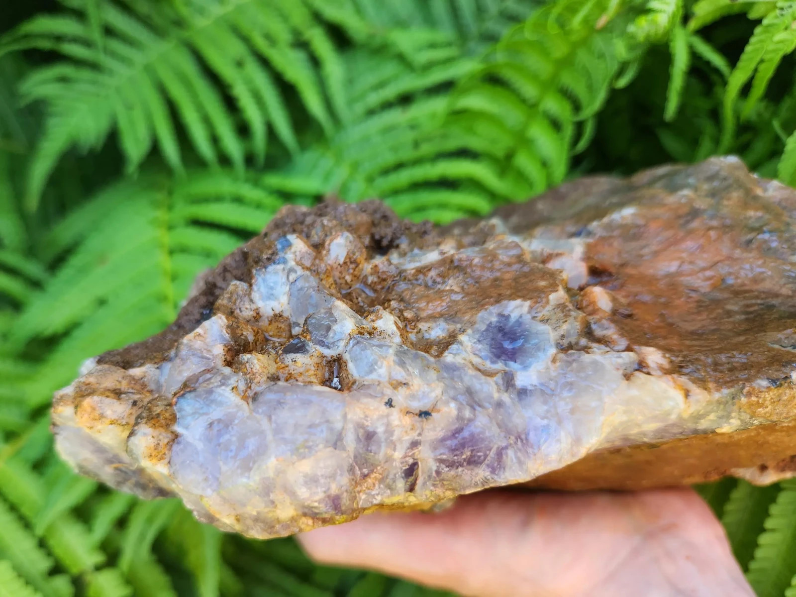 12-lb Rough Amethyst Quartz, Ideal for Lapidary, Boudi Amethyst