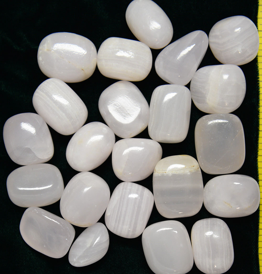 CALCITE PINK medium (18 to 25mm) polished stones. 1 lb bulk