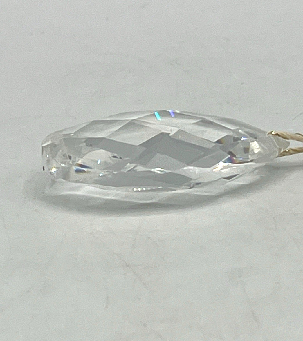 4 Swarovski Spectra Crystals 2 Different Cut Teardrops 1 Octagon 1 Pendalogue
