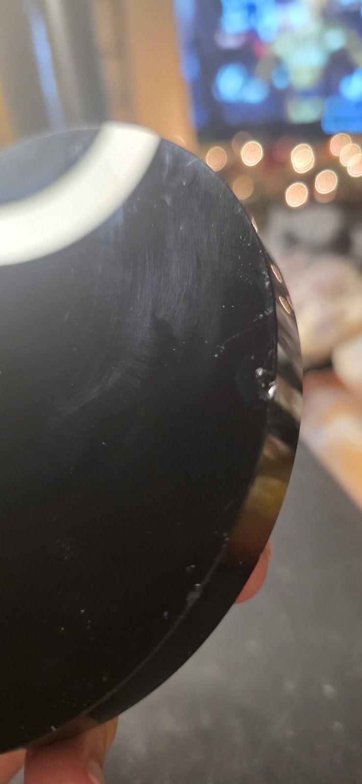 Obsidion Scry Stone (Slightly Chipped/scratched)