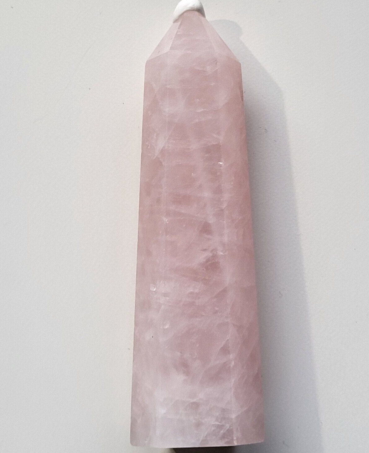 Rose Quartz Tower Point Pink Stone Crystal Chakra Gemstone Wand