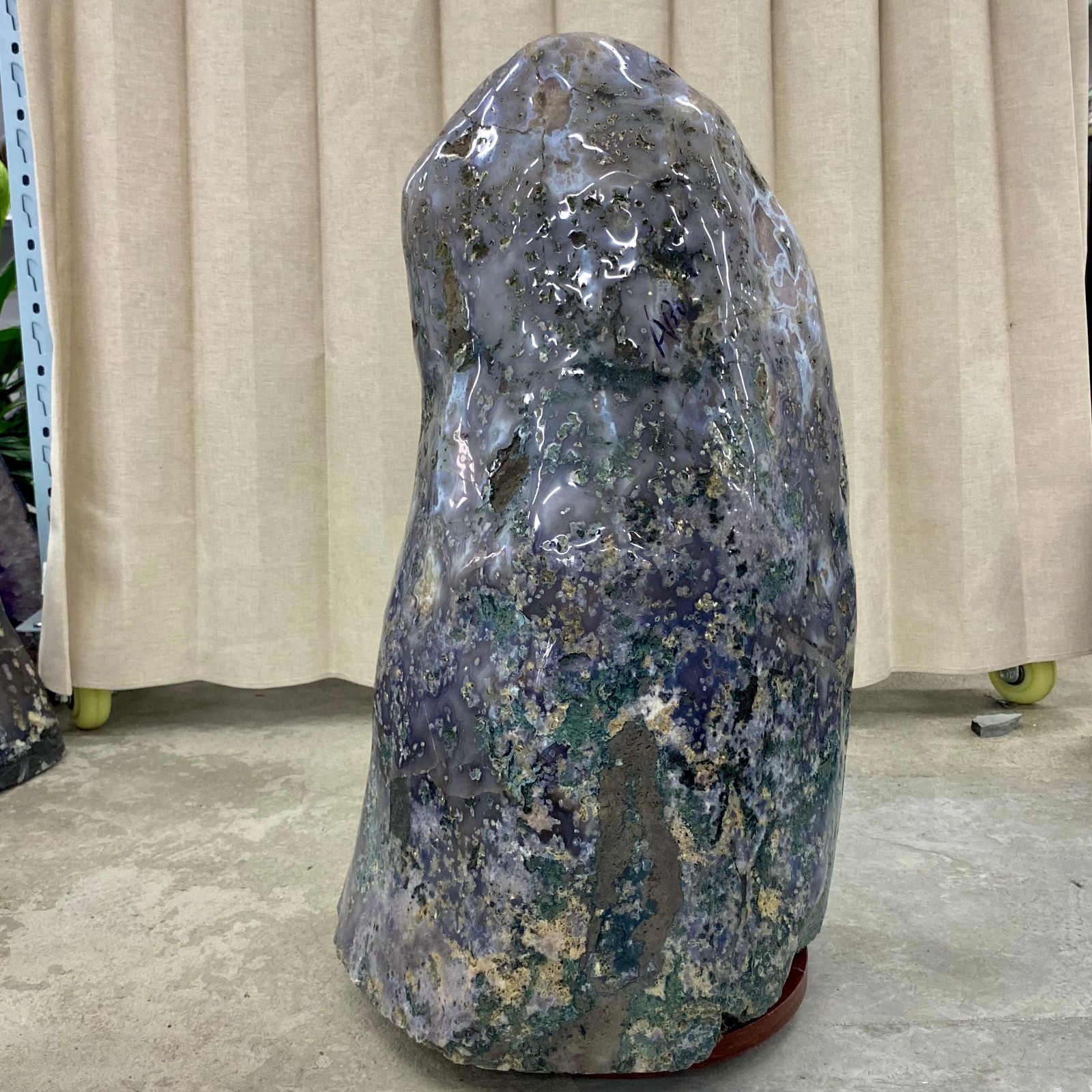97.86LB Natural agate Amethyst geode quartz cluster crystal Cathedral specimen