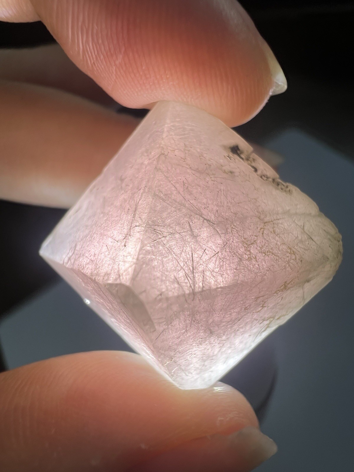 Pink Octahedral Fluorite From Inner Mongolia, China