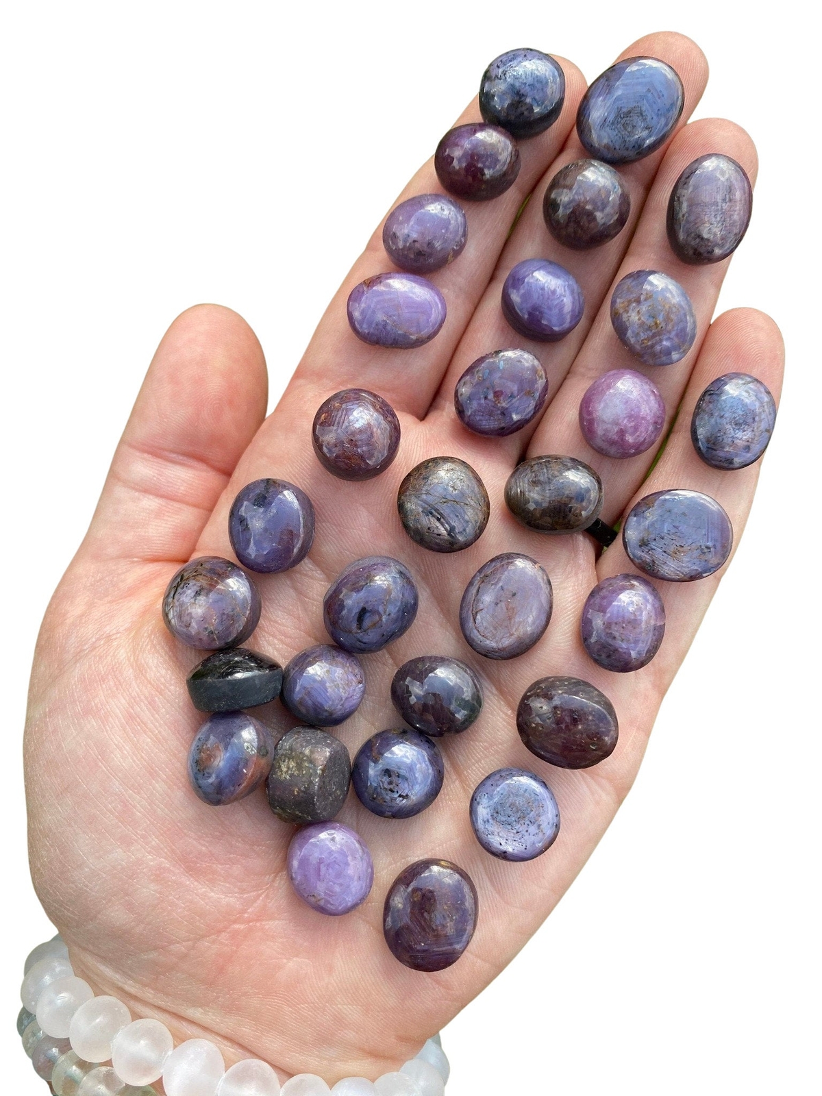 Star Ruby Sapphire Corundum Tumbled Stone – Polished Ruby & Sapphire Gemstones