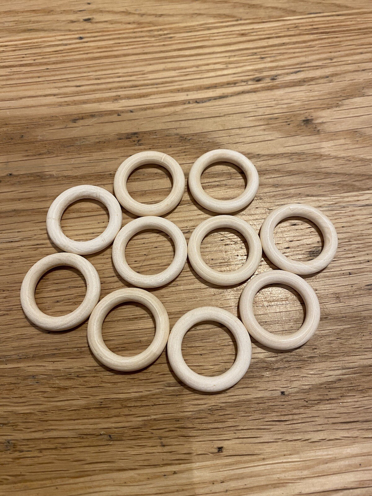Crystal Ball Hoop Holders Wooden X 5