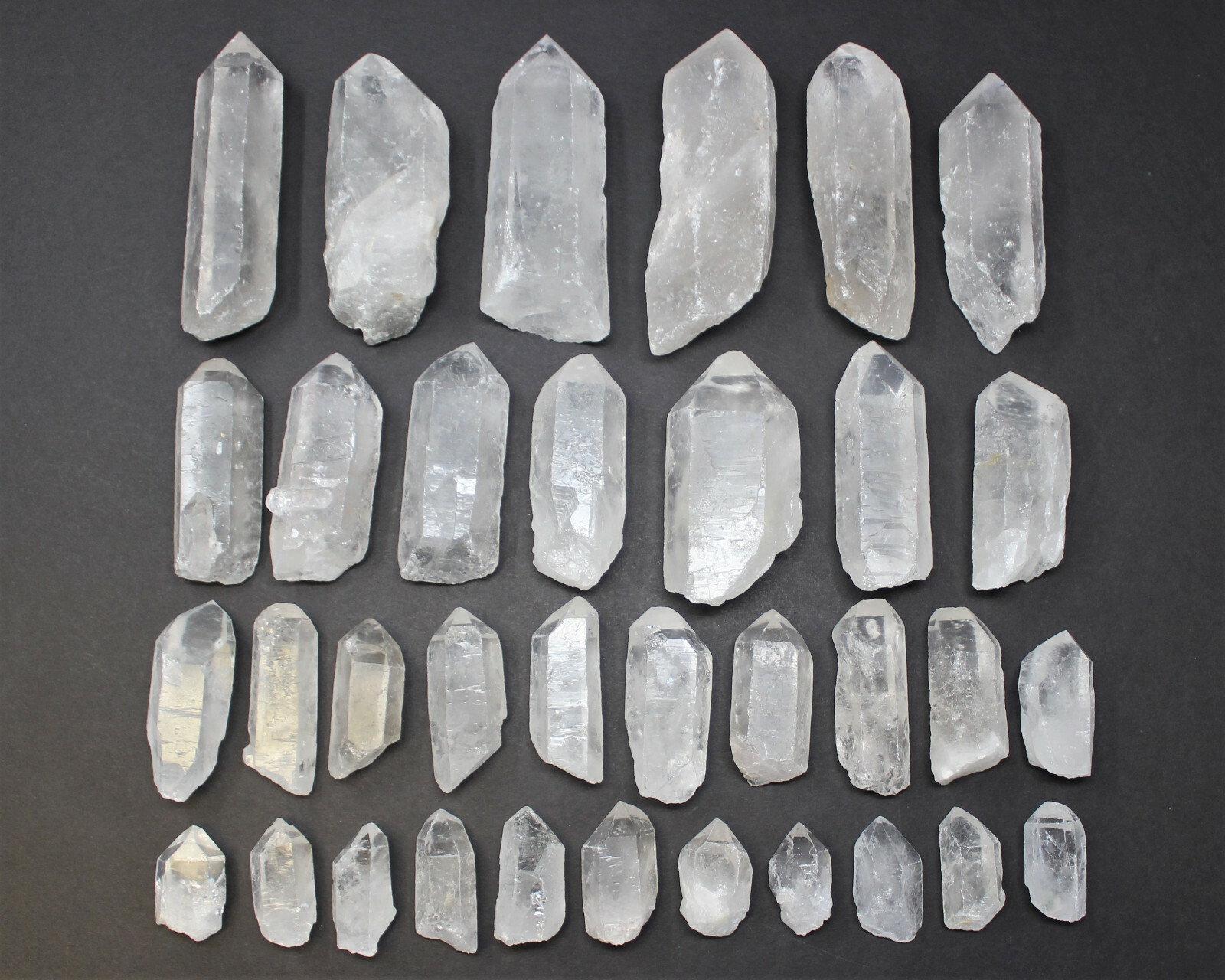 LARGE Clear Quartz Crystal Points, Choose Size 1-7″ A Grade Natural Quartz Point