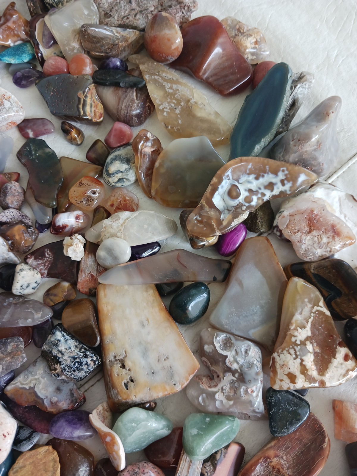 2 lbs Mixed Lot Polished Rocks Tumbled Stones Gemstone Mix – 20 Lbs AVAILABLE