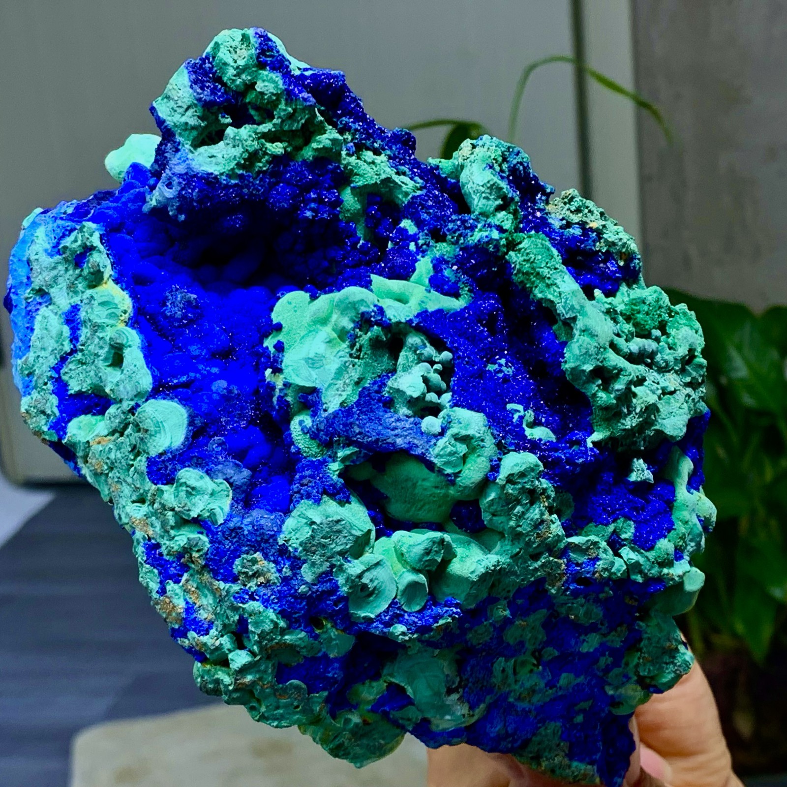 4.71LB Best Natural Azurite/Malachite raw Crystal Mineral Specimen