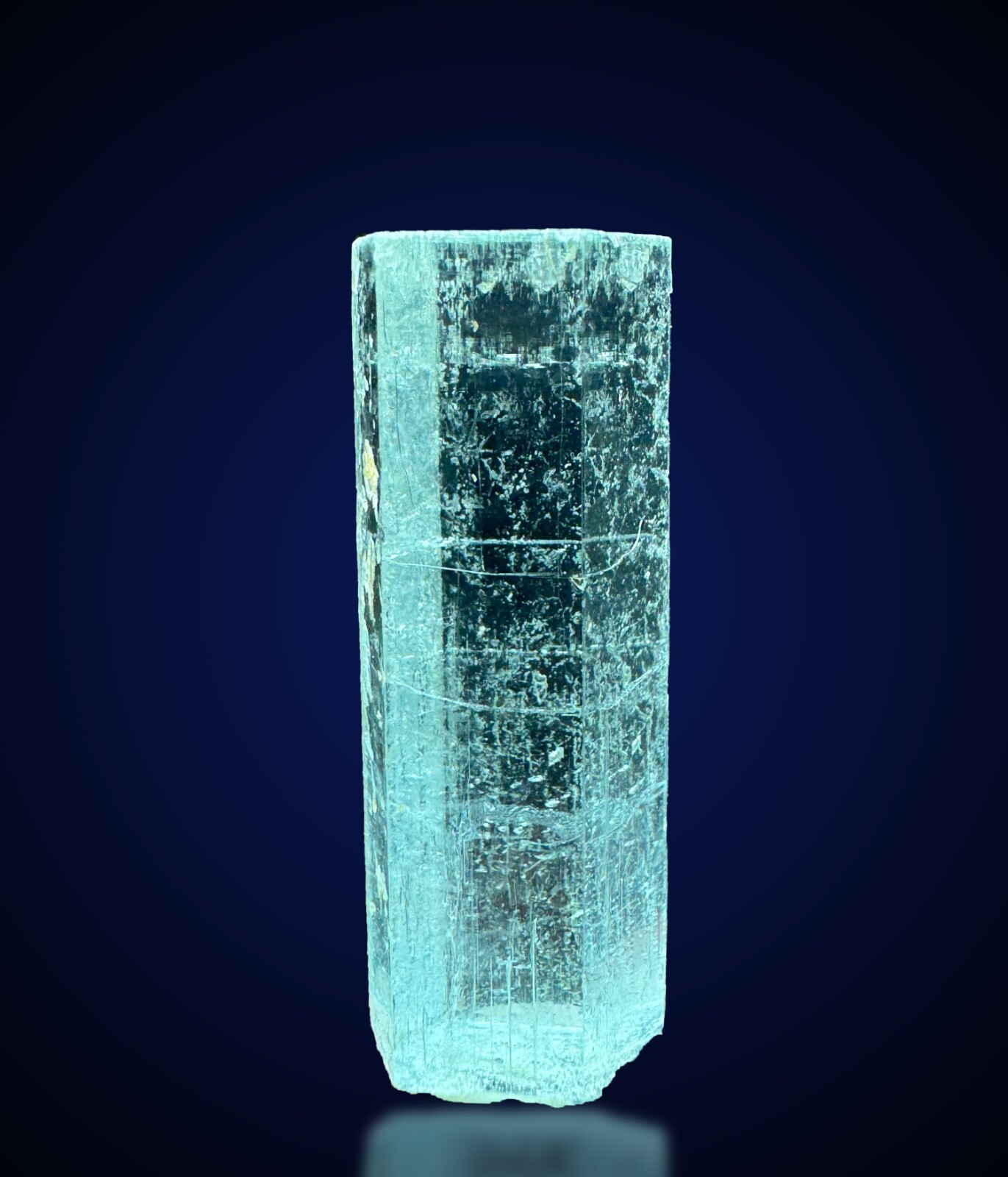 Sky Blue Aquamarine Crystal, Transparent Terminated Crystal From Skardu ~ 6.56 G