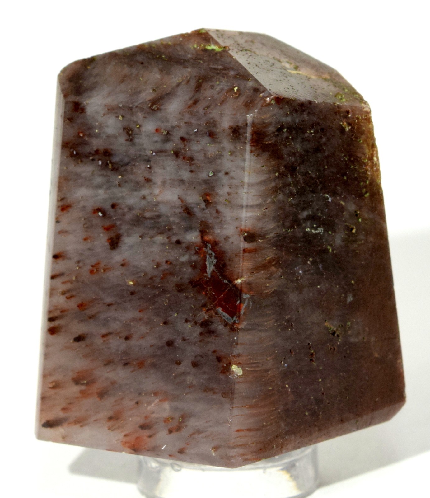 205ct 34mm Red Tiger Eye Point Polished Natural Quartz Crystal Mineral – Africa