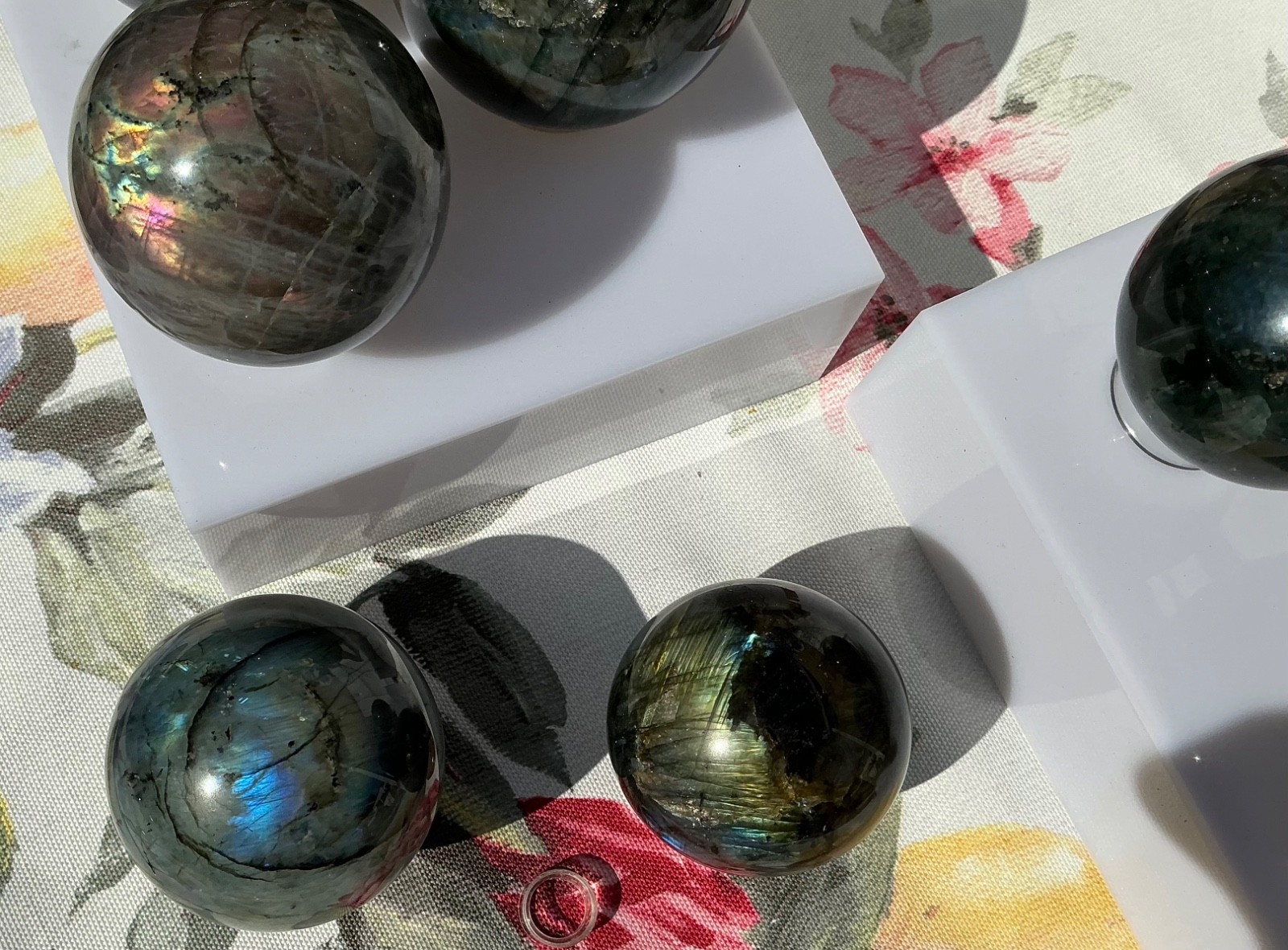 Blue Flash Labradorite Sphere #103 Healing Reiki Gift Decor Art