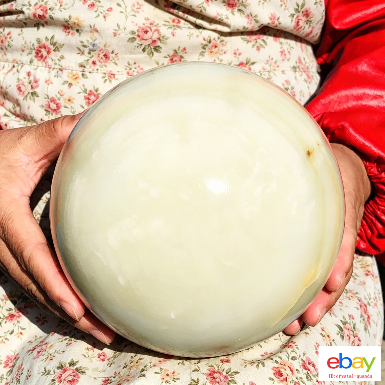 5450g Natural Afghan Jade Crystal Sphere Polished Sphere Meditatio MH3298