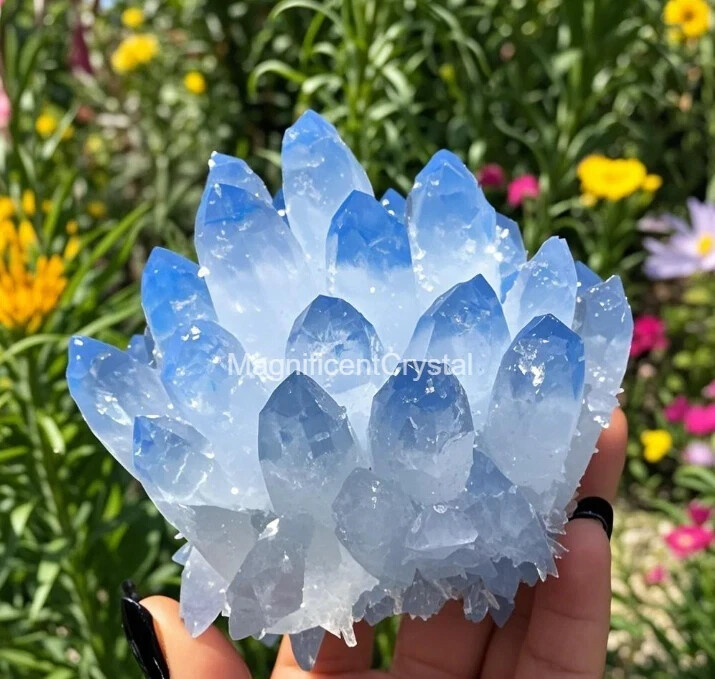 3PCS/Set Bestseller2025 Crystal Cluster Natural Rough Geode Reiki Quartz Display
