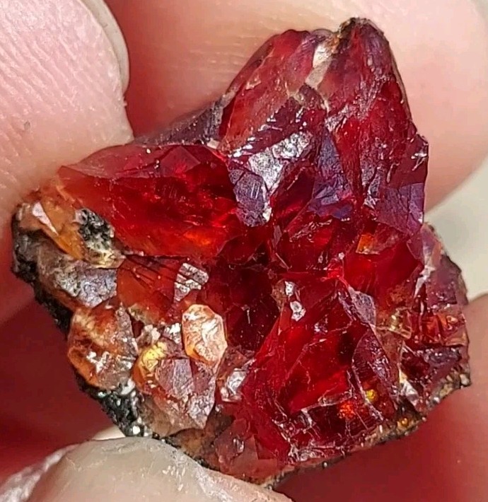 ULTRA RARE GEM RHODOCHROSITE On Matrix N’Chwaning I Mine, KMF, South Africa
