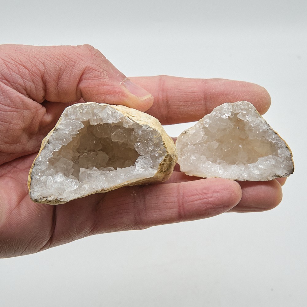 Unbroken Whole Quartz Geode Unopened Break Your Own Natural Crystal 4-6cm x 1 pc