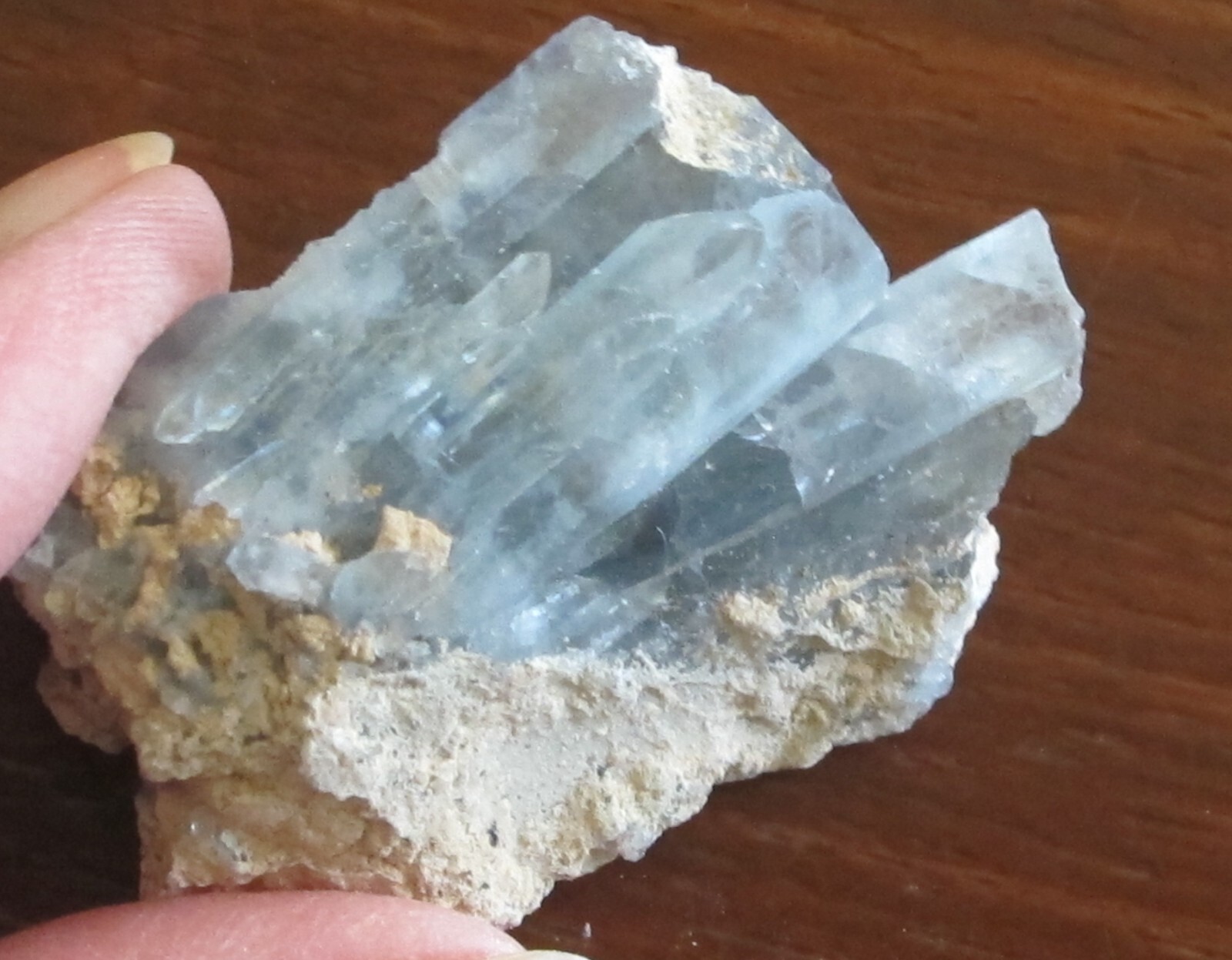 Exceptional Blue Barite – Video * 35 grams * Lovely dark Blue * Stoneham