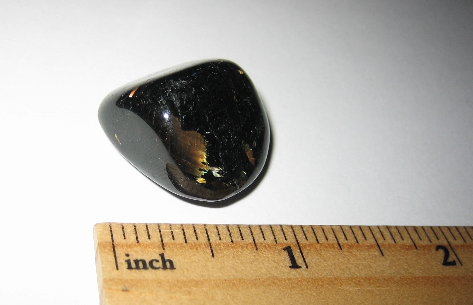 0.9″ RARE! TUMBLED POLISHED AUTHENTIC NUUMMITE STONE FROM GREENLAND ~ 13grams *2