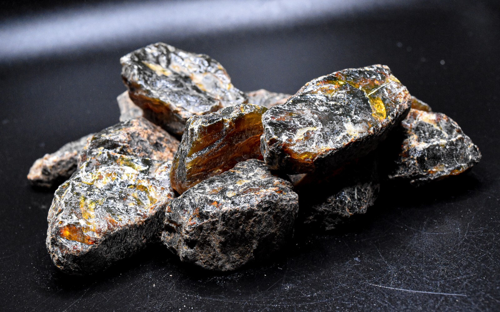 Bulk Black Amber Fossil Rough Natural Gemstone Mineral – Indonesia 1/2 1 2 5 LB
