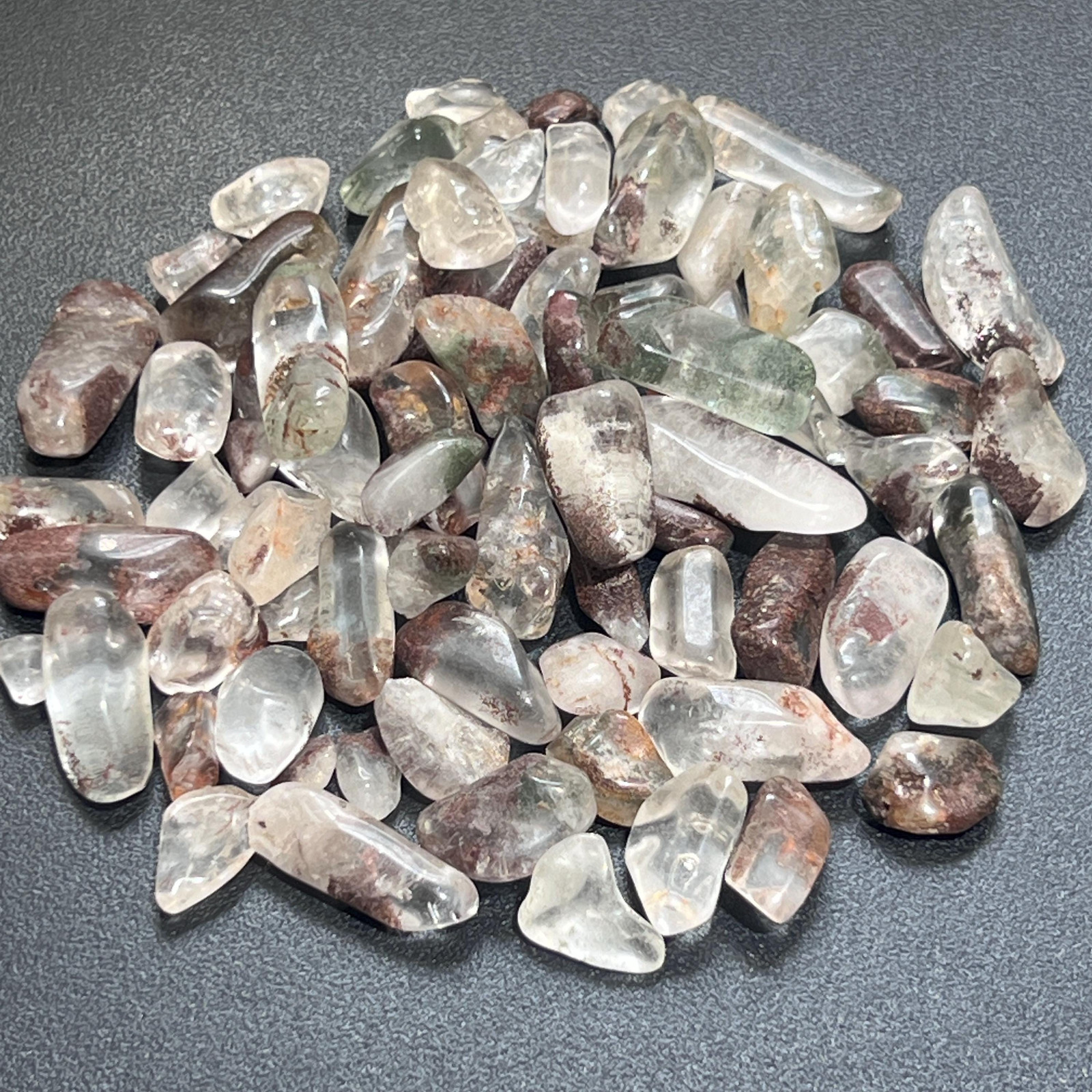 Garden Quartz Crystal Small Tumbled Stones (By The Ounce Or Pound)