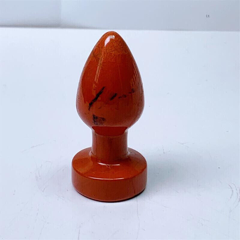Natural red jasper Quartz Crystal Massage Stick Penis Wand Reiki Yoni Gift decor