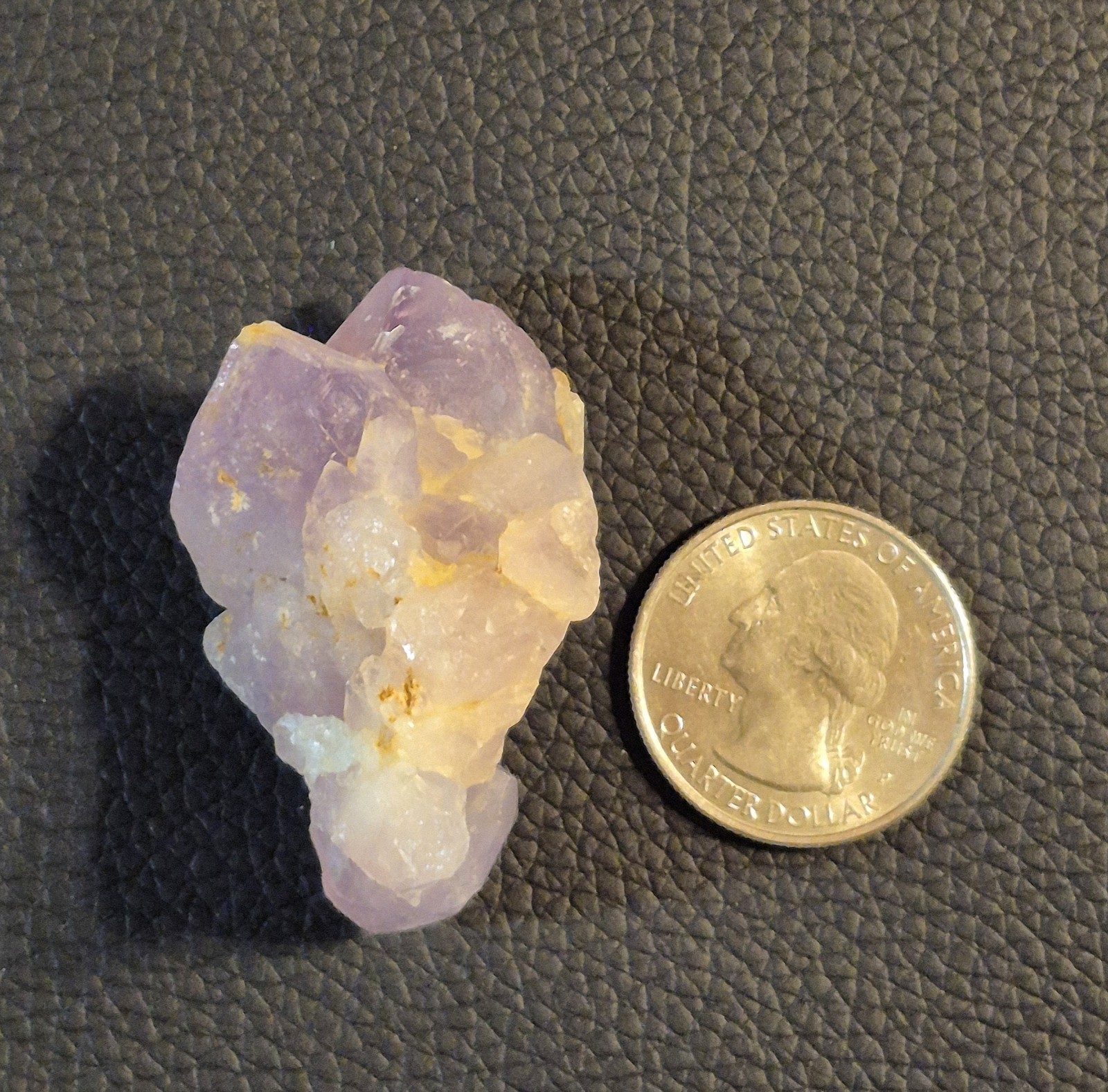 Natural Raw Amethyst Crystal Cluster Light Purple Healing Stone