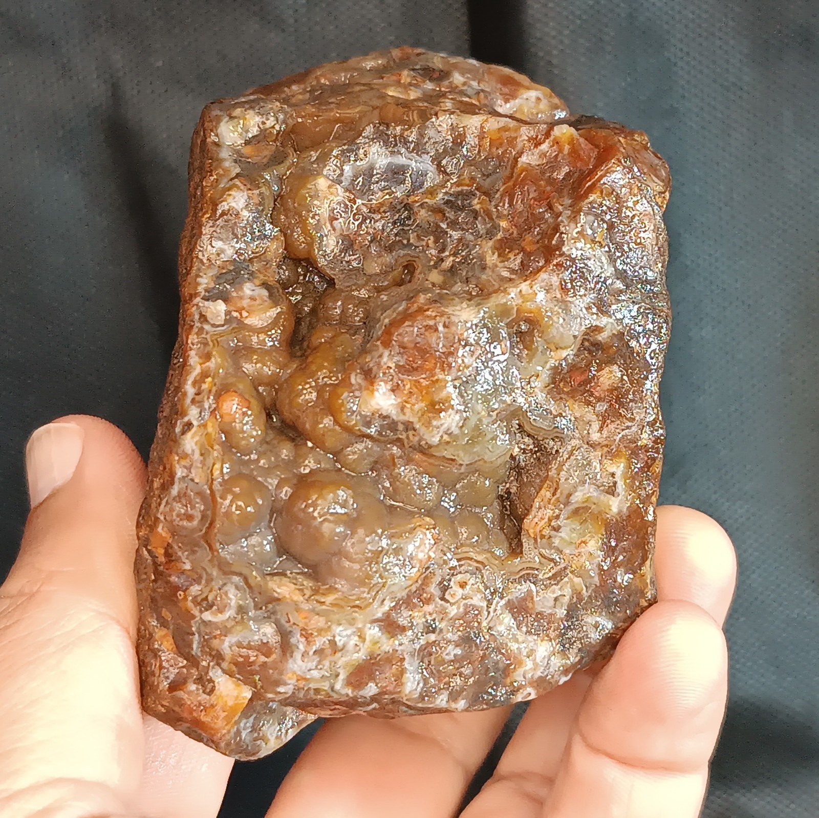 555g/1.22lb uncut turkish agate stone rough, gemstone, customs duty included