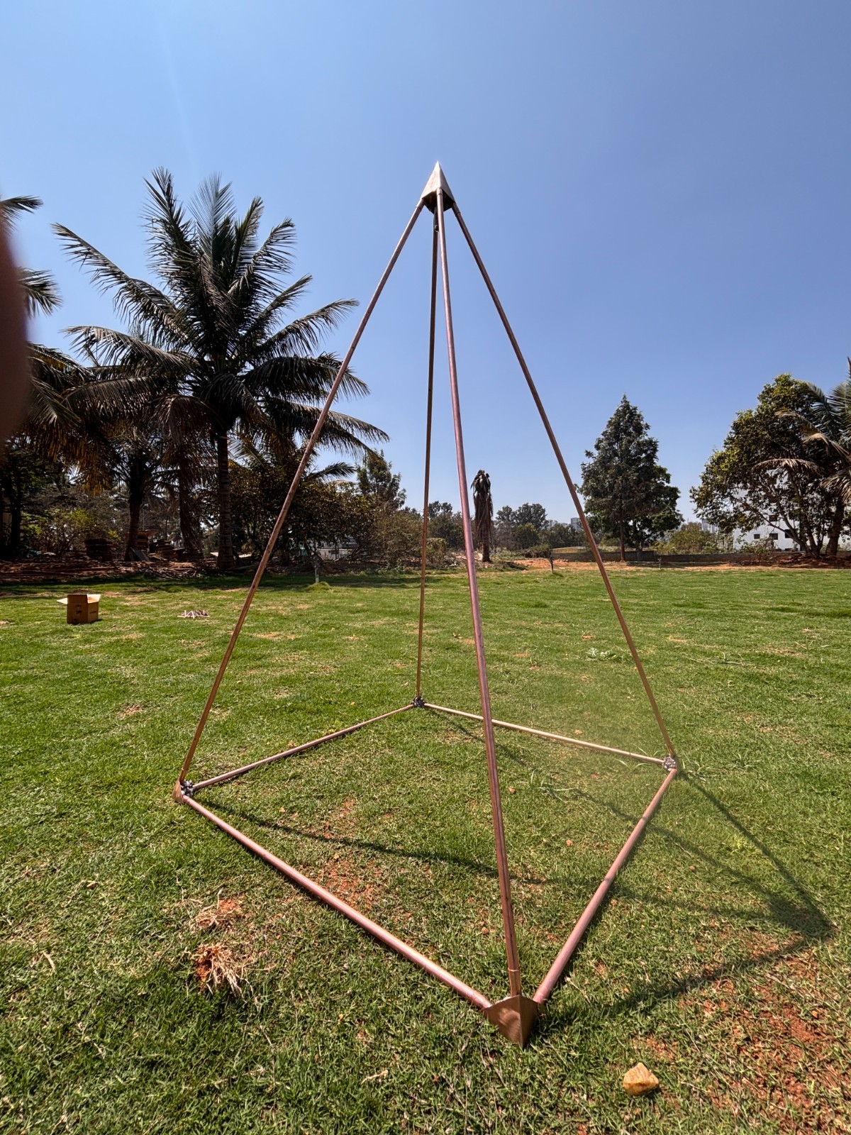 Nubian 14mm Copper Orgonite Pyramid Connector Kit – without main pipes