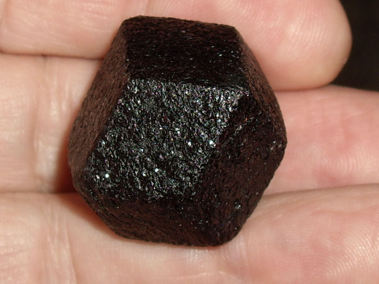 Deep Red Medium Large Almandine Garnet Crystal 36.5g