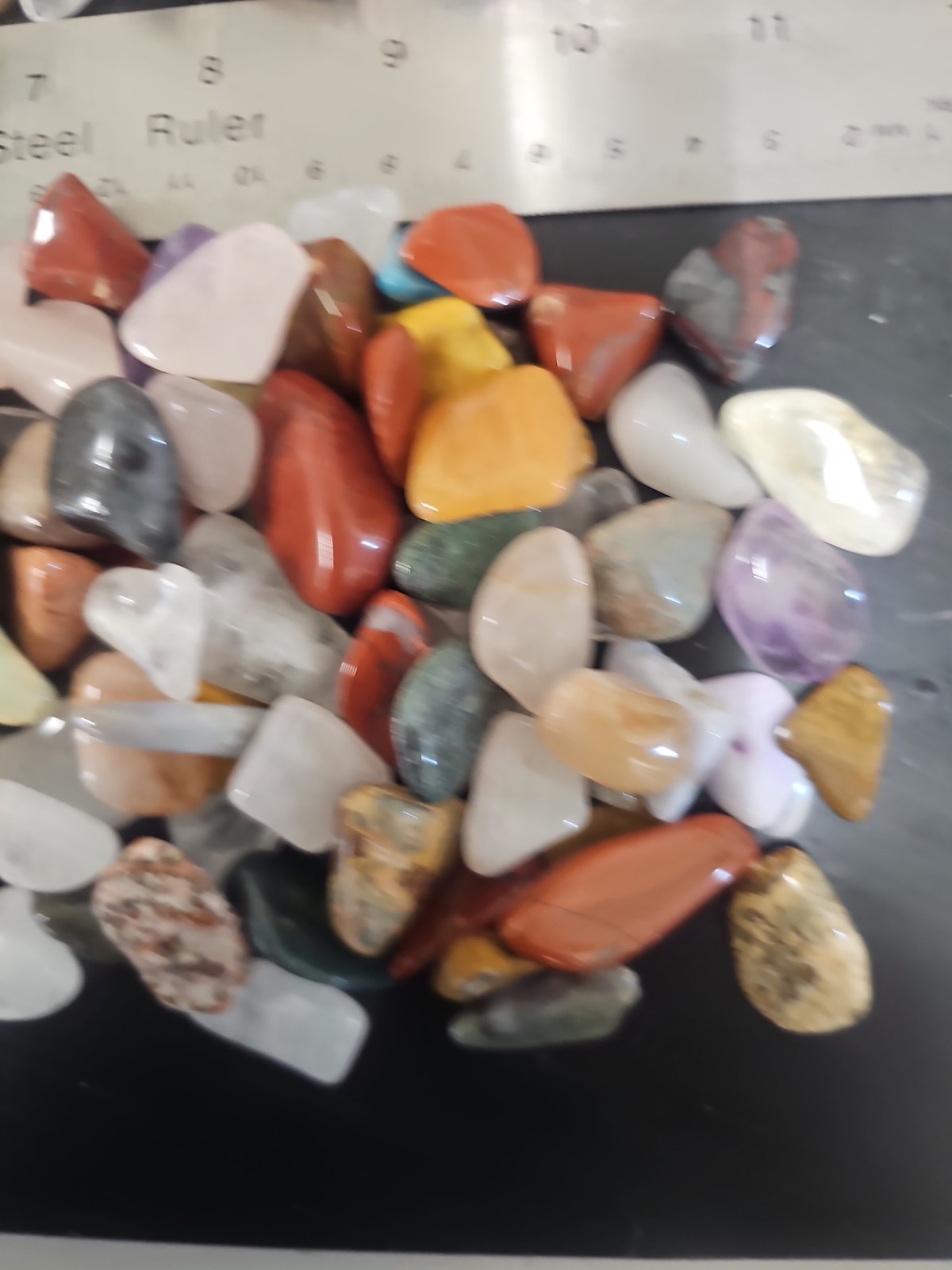 2 lb Wholesale Bulk Lot Assorted Mixed Tumbled Stones 1/2″ to 1-1/4″ Crystals