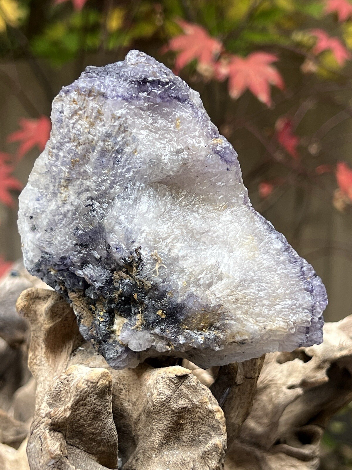 Blue John Fluorite Mineral Specimen United Kingdom 400g 15