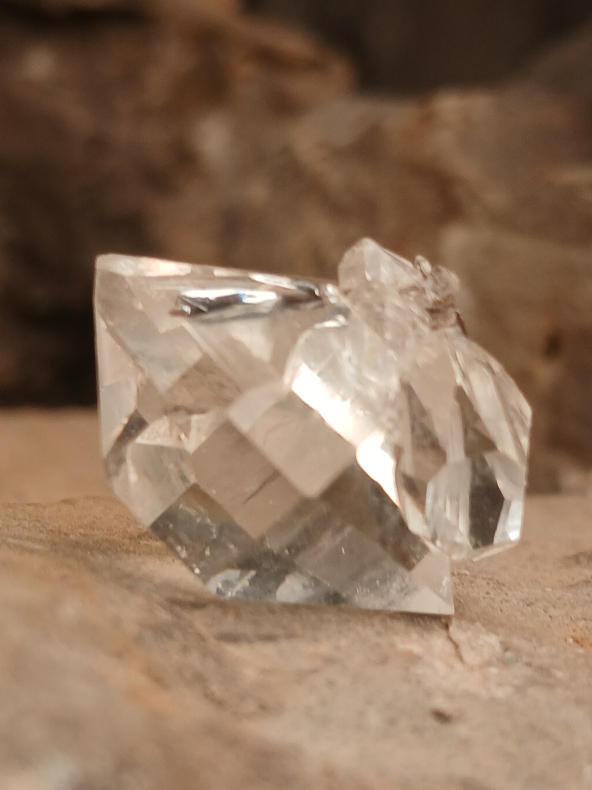 😍 Genuine DT 🌈 Herkimer 💎 6 Crystal Cluster Self Collected In NY ❤️