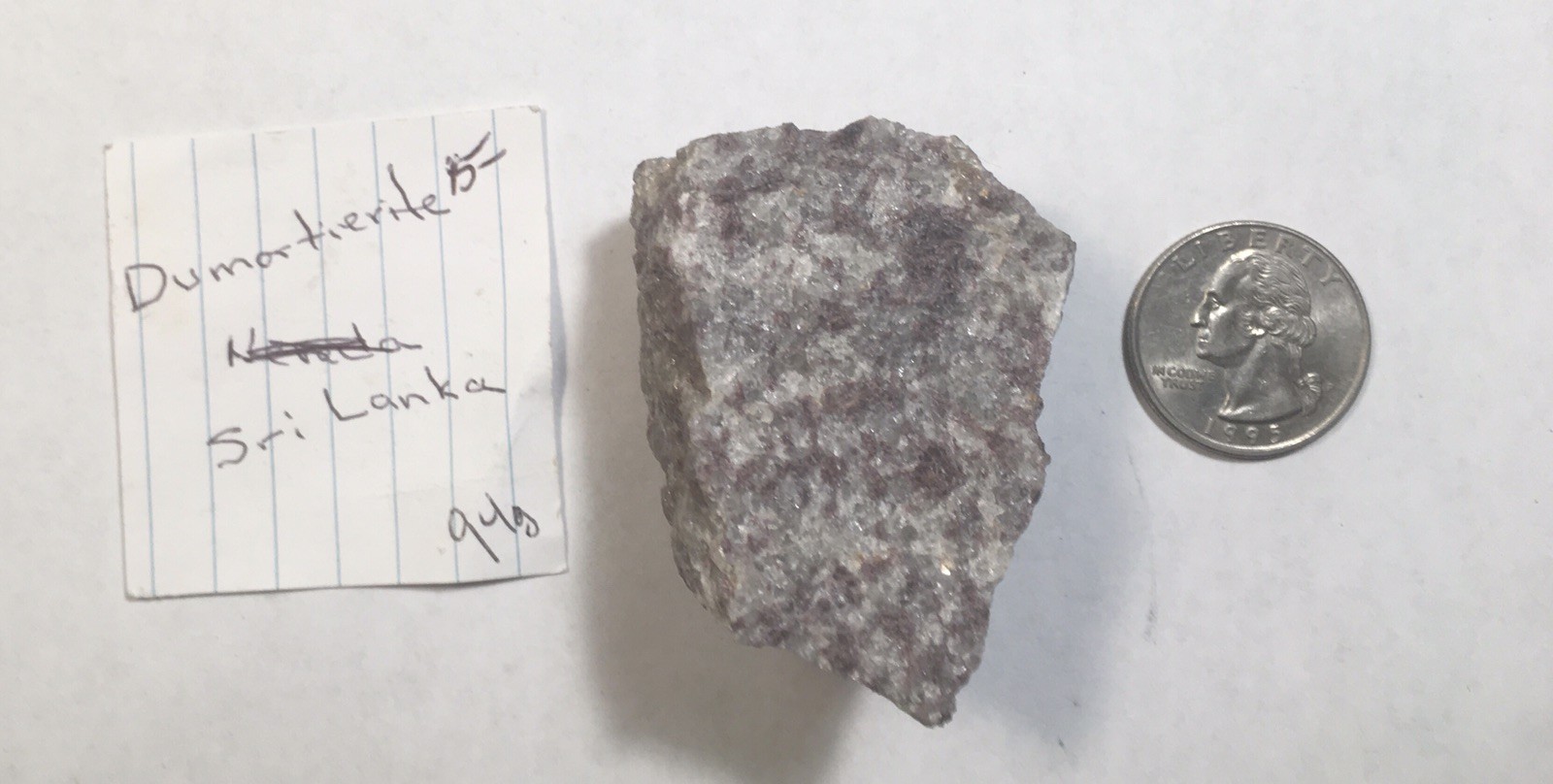 Dumortierite From Democratic Republic Of Sri Lanka