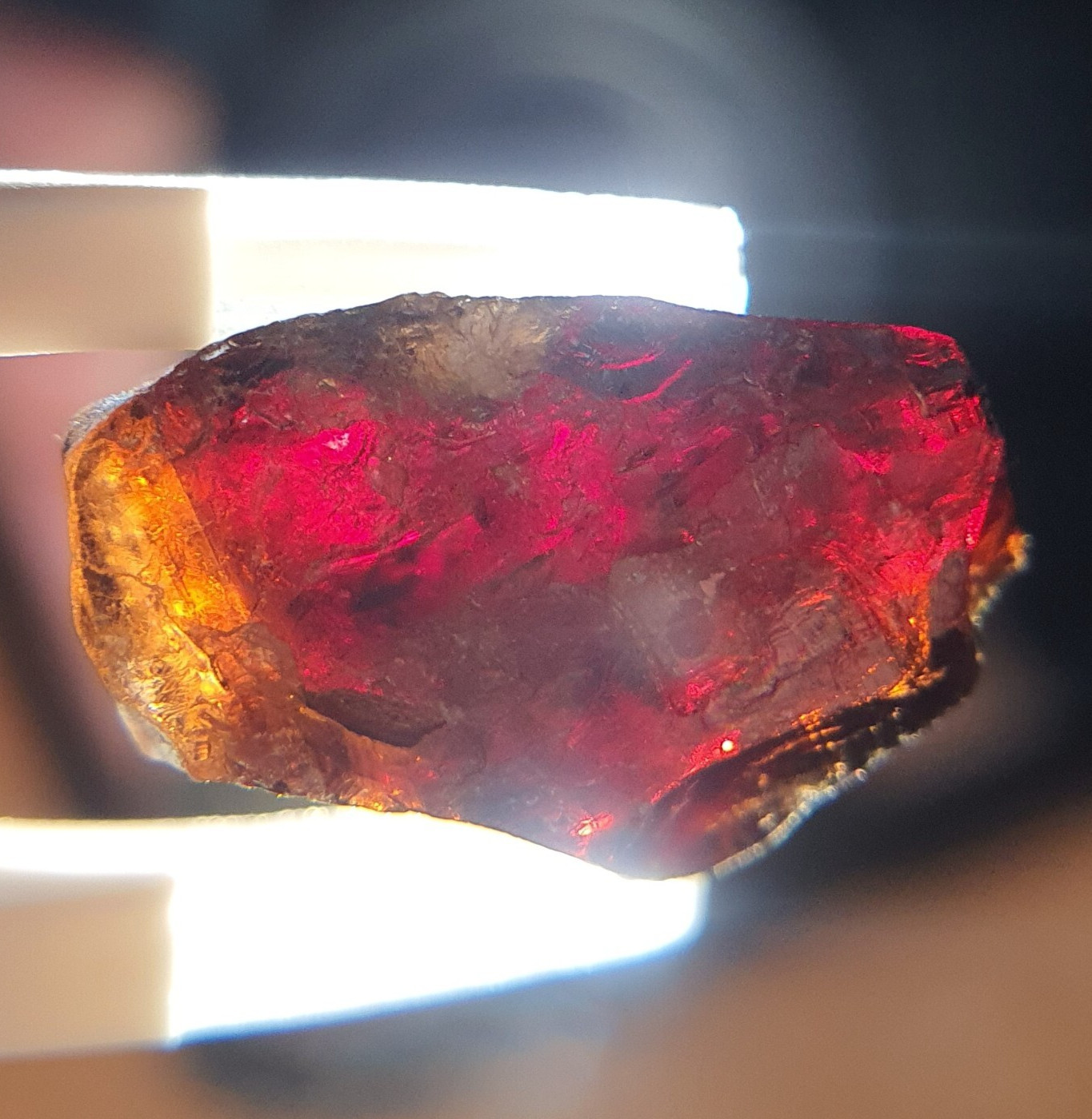 13.36Ct Natural Zircon Facet Grade Jacinth Cambodia Ratanakiri Crystal eye Clean