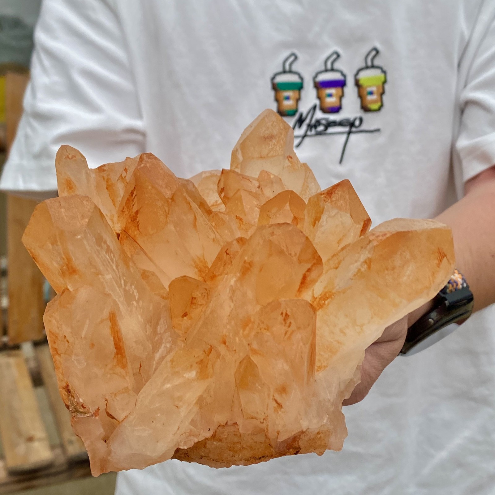 3.65LB Natural Clear Beautiful White QUARTZ Crystal Cluster Specimen Healing