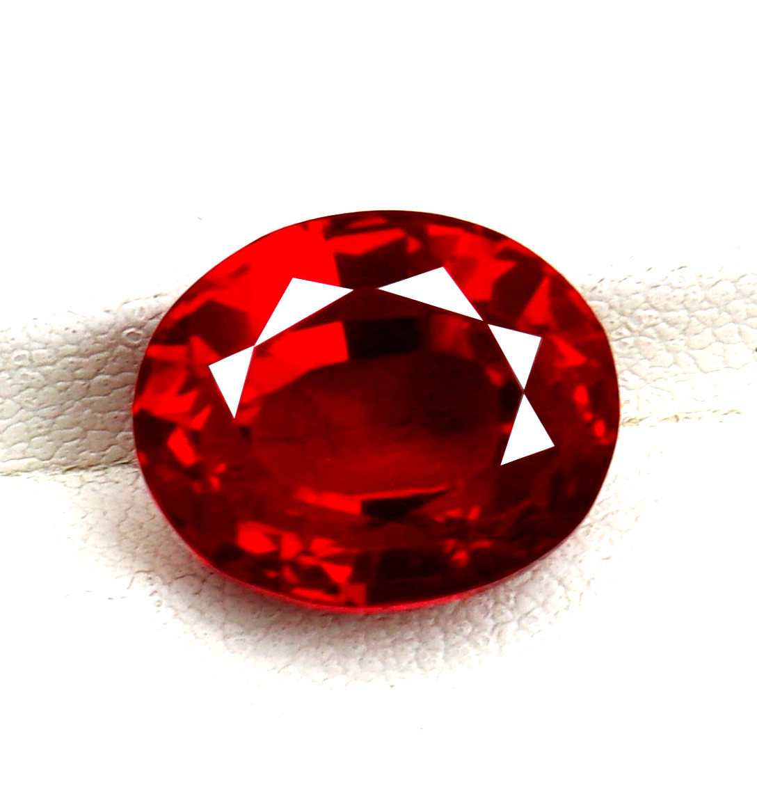BURMA Pigeon Blood Red Ruby Certified Loose Gemstone Oval Cut 9.45 CT