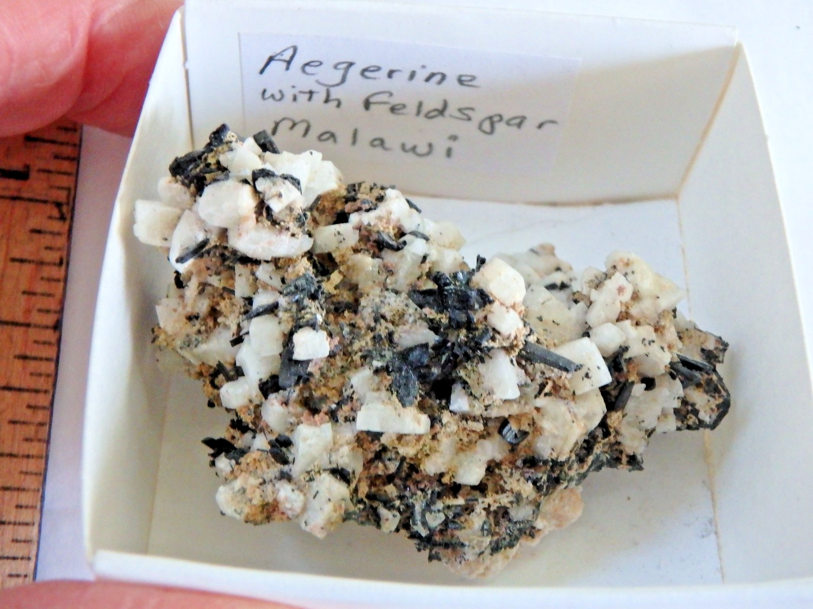 Crystals Aegerine with Feldspar Malawi 28.5 grams