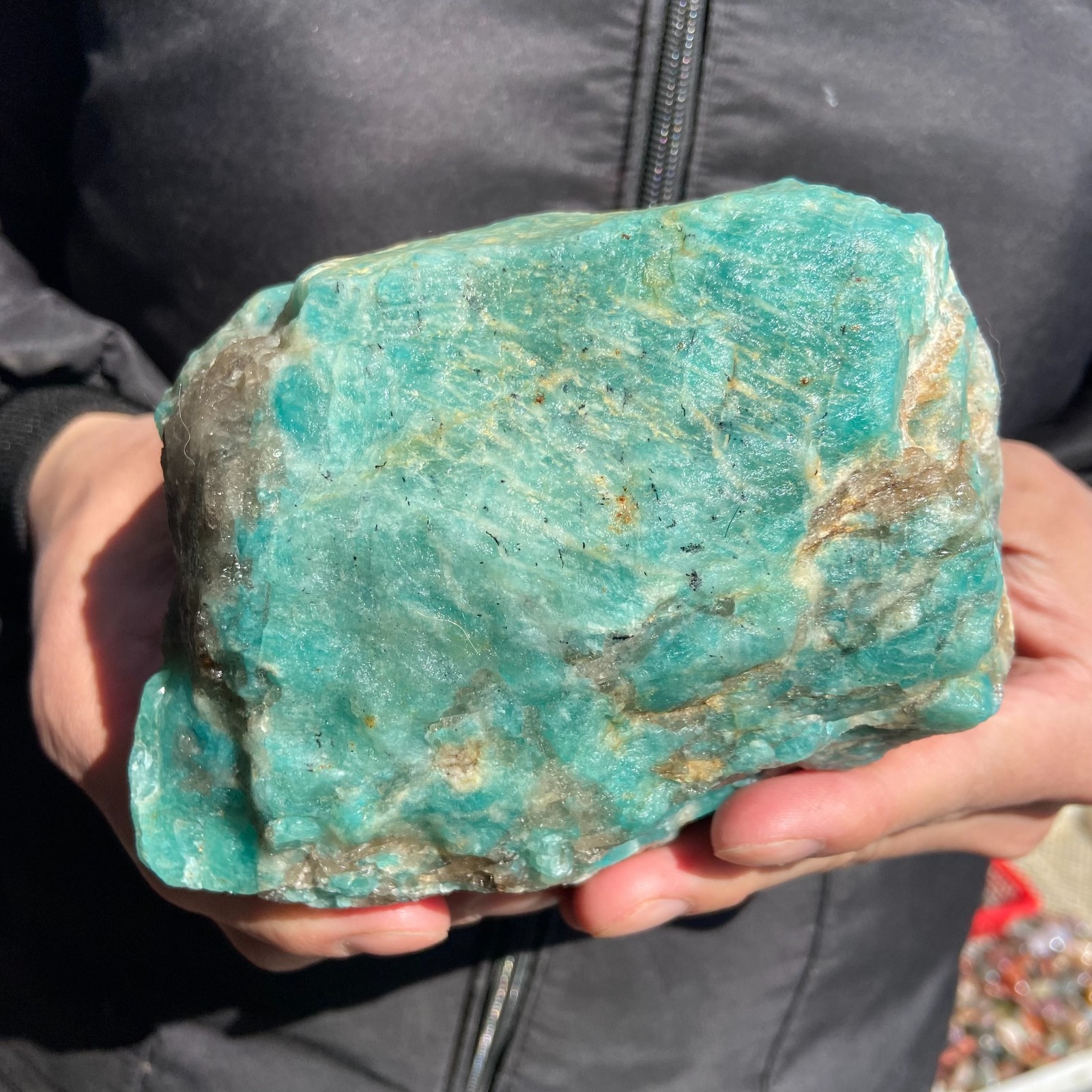 1.54kg Wholesale High Quality Natural Raw Green Aventurine Rough Crystal Mineral