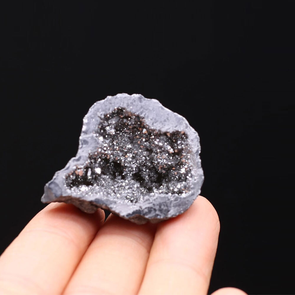 1pc Quartz Crystal Cornucopia Natural Agate Geode Healing Stone Mineral Specimen