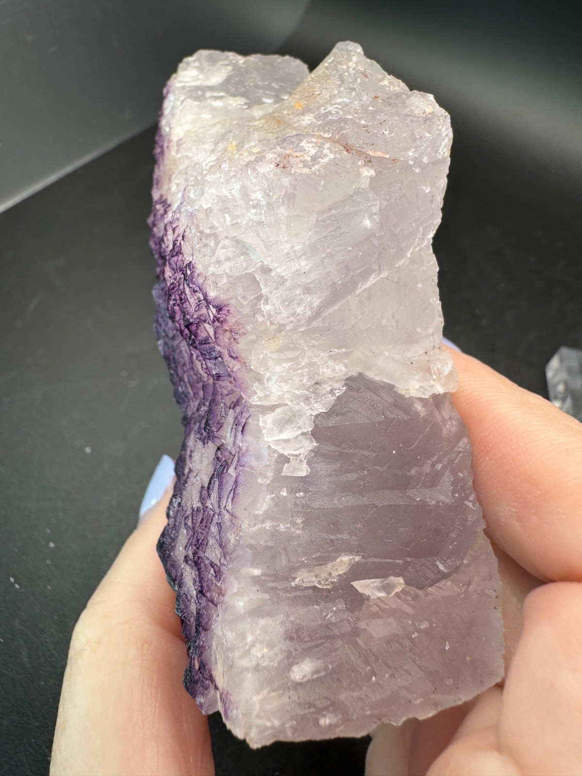 6550 NEW Database Fluorite Purple Triangle Yun Nan 402g