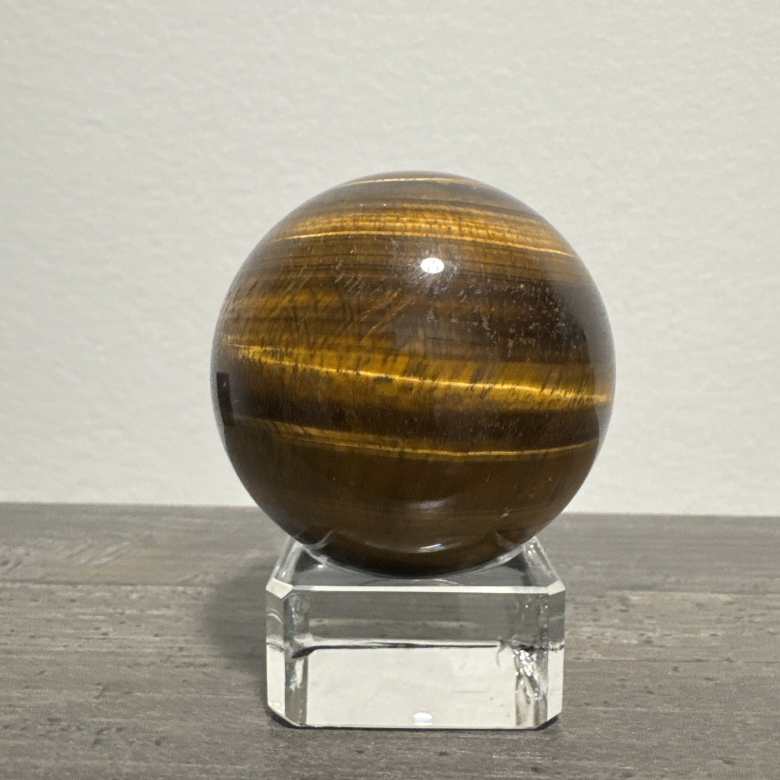 Tiger Eye Crystal Sphere 174 Grams 50 mm