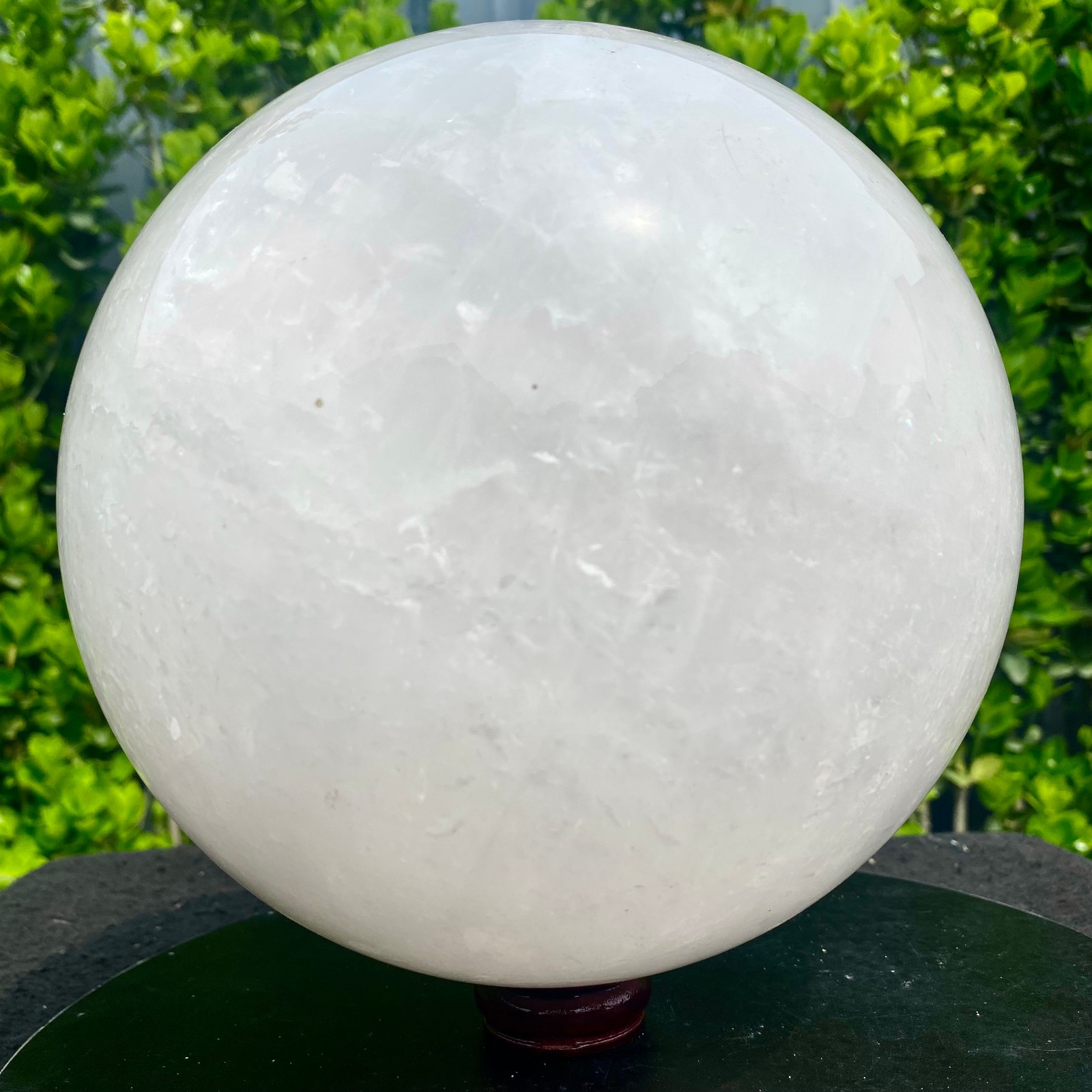 21.82LB white crystal quartz crystal ball Reiki repair