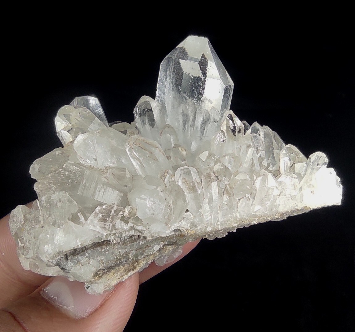 Quartz Crystals On Matrix From Baluchistan, Pakistan.