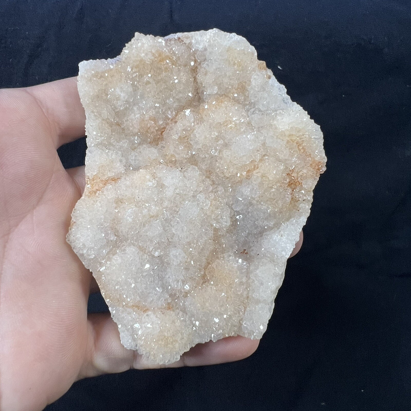 Lot of 6 Quartz Crystal Druse Clusters on Lace Agate | Missouri