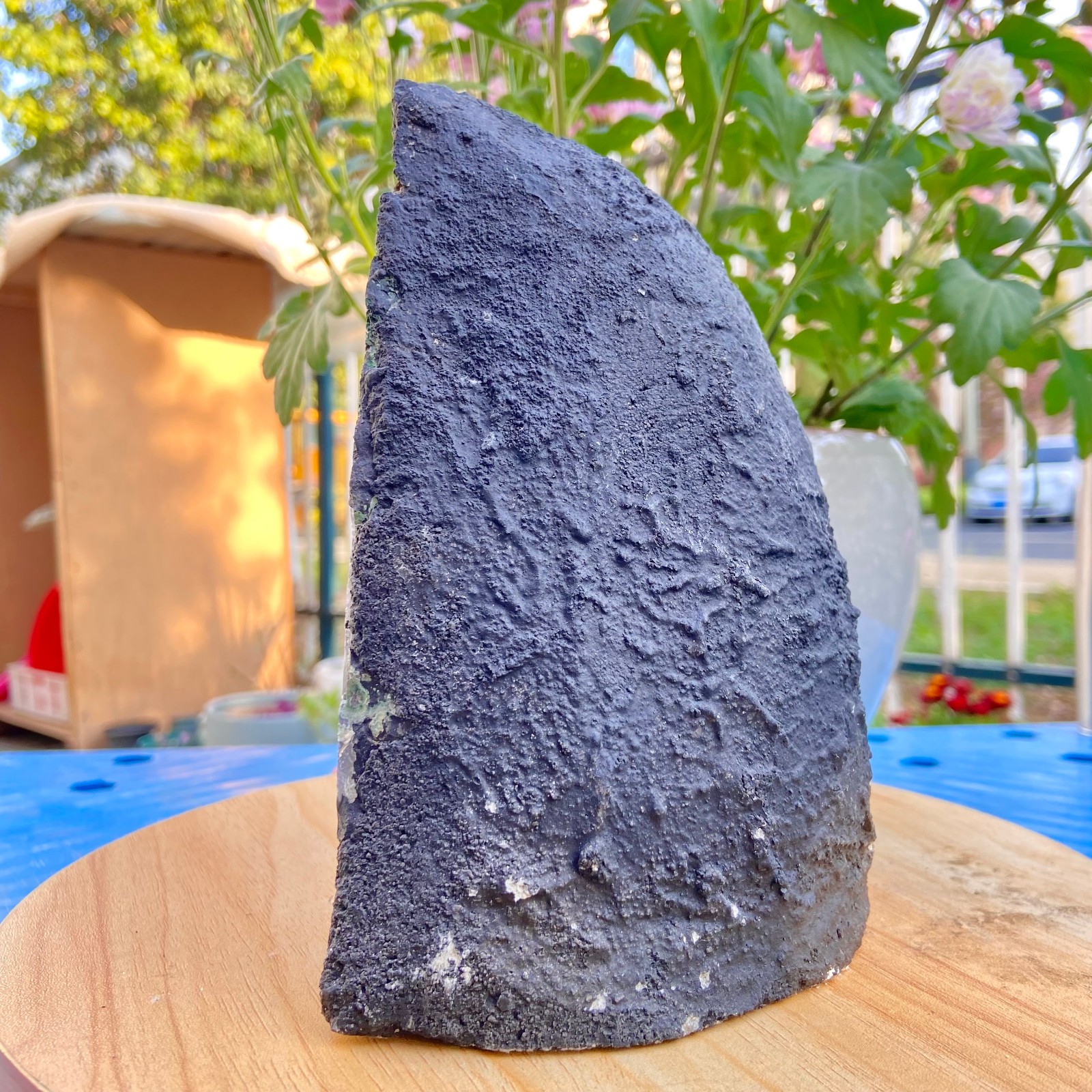 7.6LB Natural Amethyst Geode Quartz Crystal Cluster Cathedral Energy healing