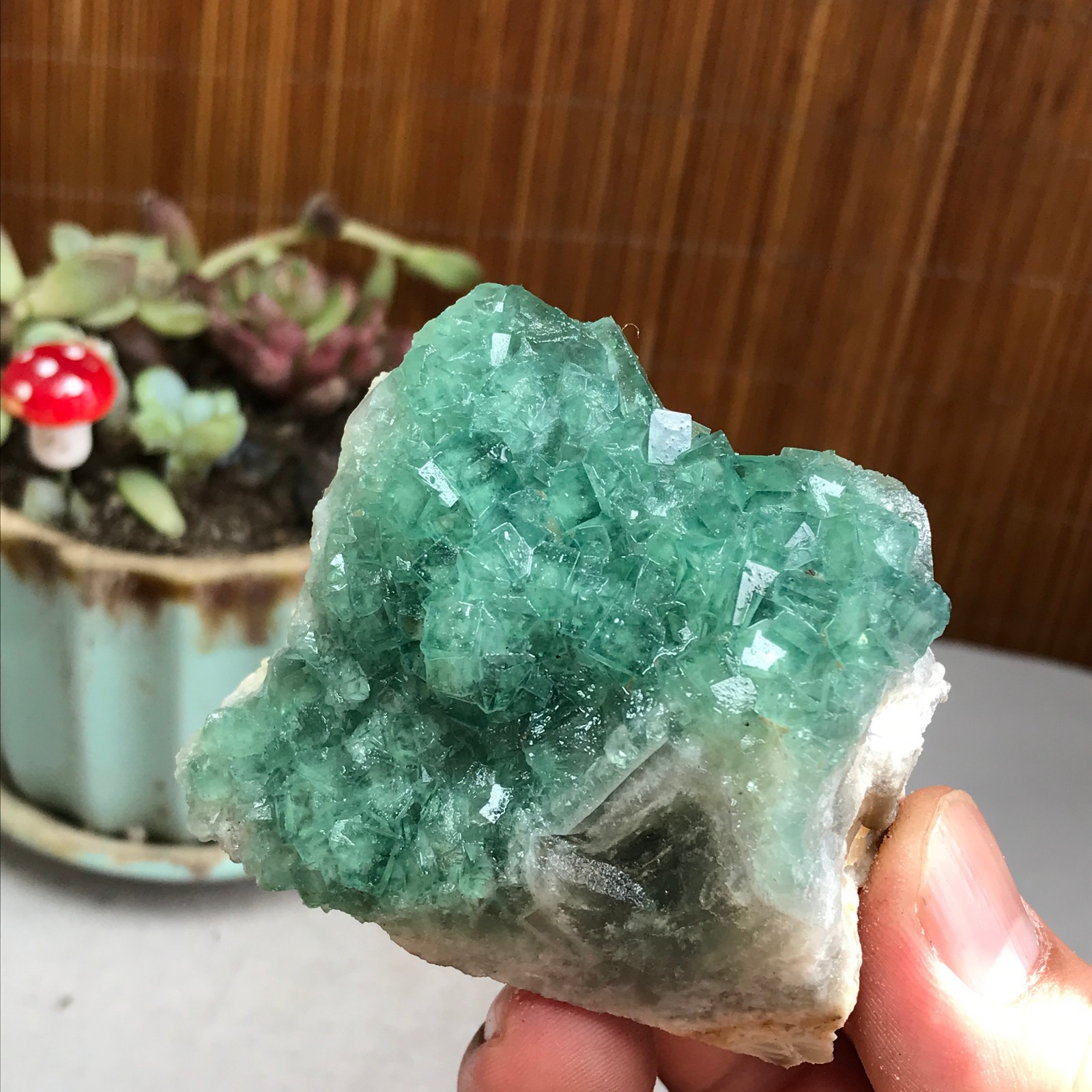 59-50-37mm Rare Natural Green Calcite fluorite Mineral Specimen 142g A3880