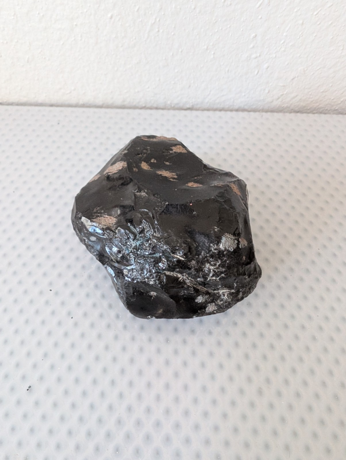 Snowflake Obsidian Natural Rough Crystal Specimen, 10.2 oz, Approx. 3 Inches