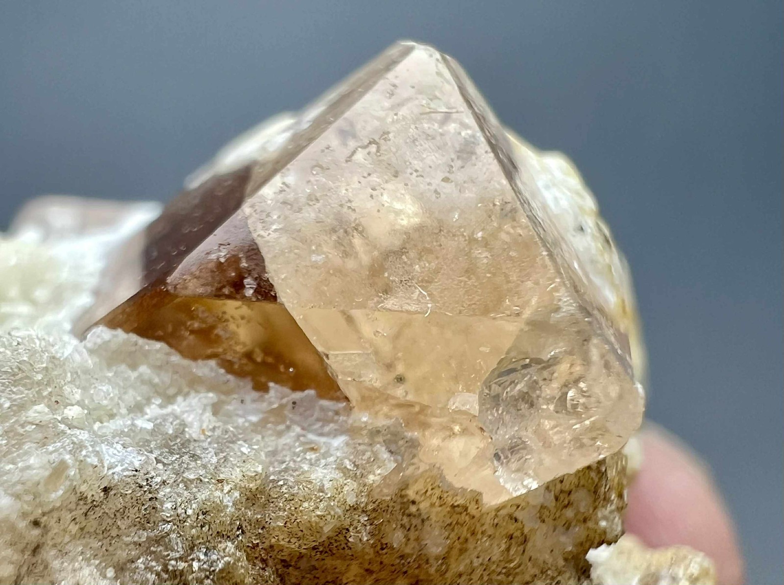 103 Carat Amazing Eye Clean Honey Topaz Crystals On Feldspar From Skardu @PAK