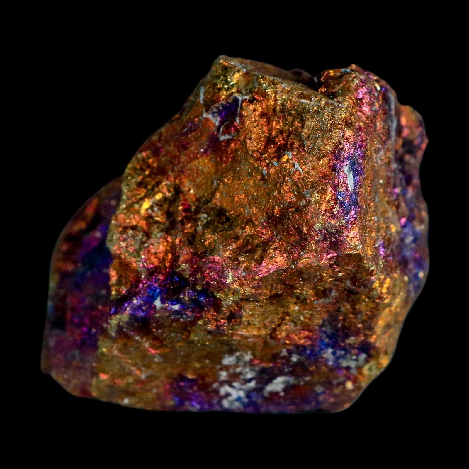 2.4″ Chalcopyrite Bornite Brilliant Multicolored Peacock Ore Chihuahua Mexico