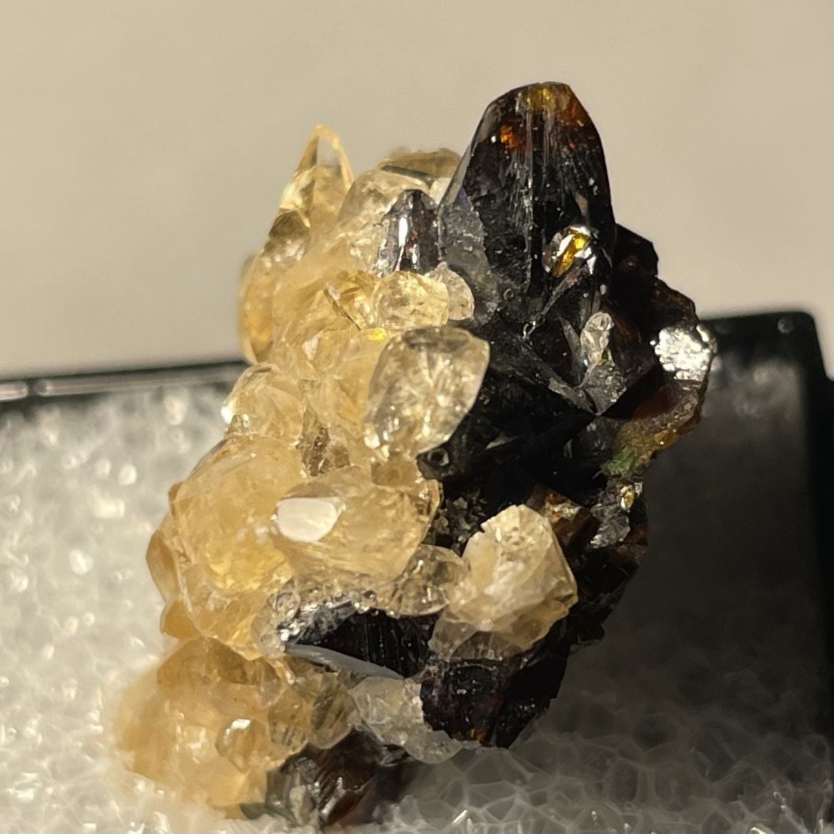 Calcite & Sphalerite Crystals Cumberland Mine Smith Co TENNESSEE USA