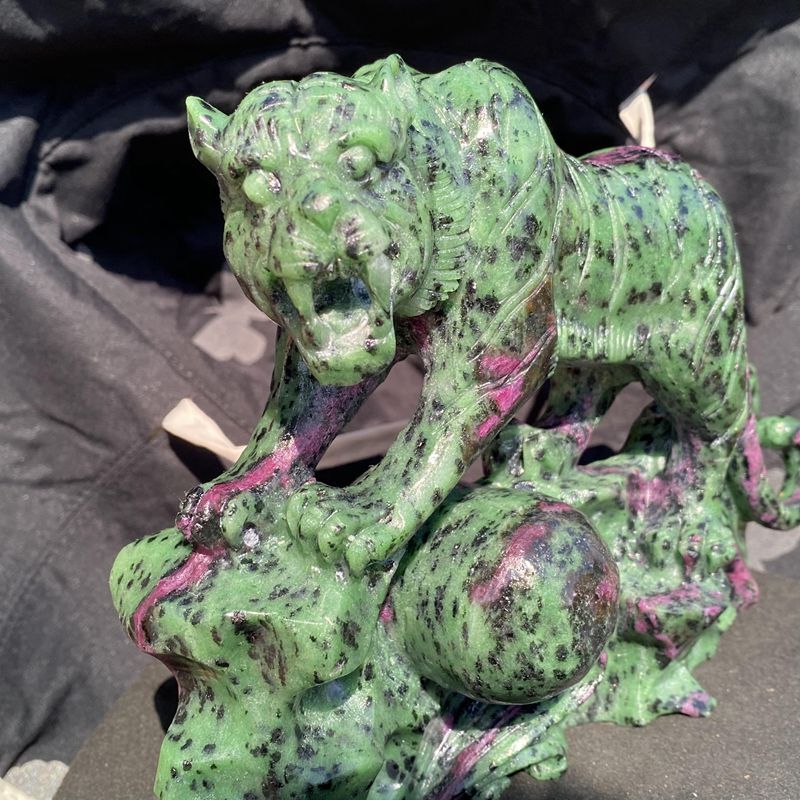 3.47LB Natural Zoisite Quartz Skull Carved Crystal Skull Healing Halloween Gift